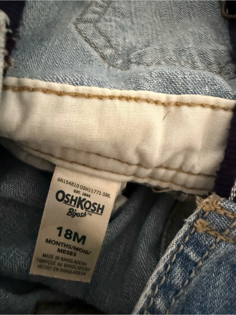 Oshkosh B’Gosh Denim Shortalls